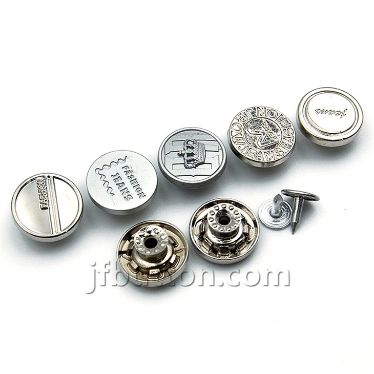 Pants Buttons Metal