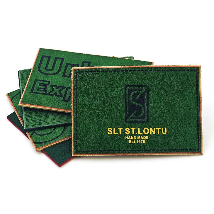 Embossed PU Leather Label