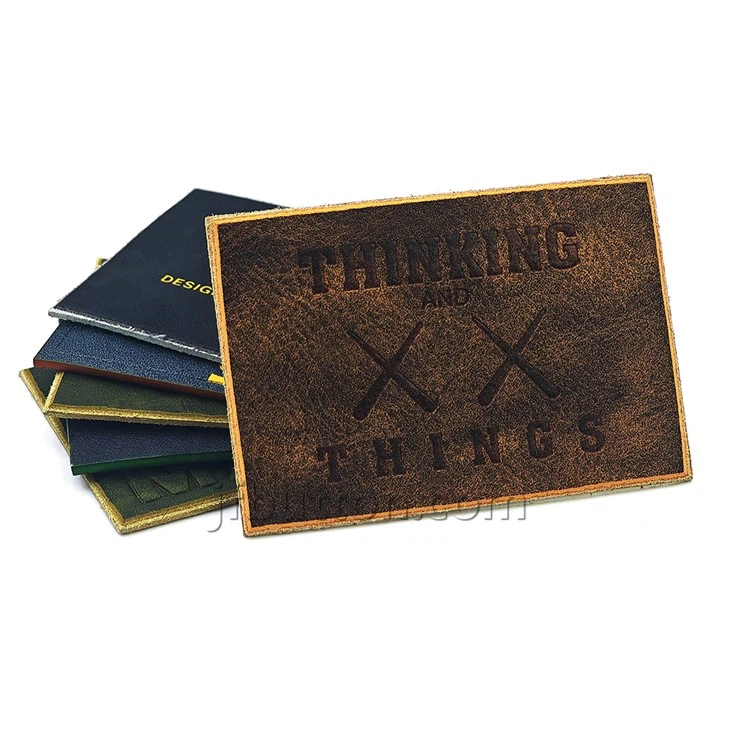 Embossed PU Leather Label