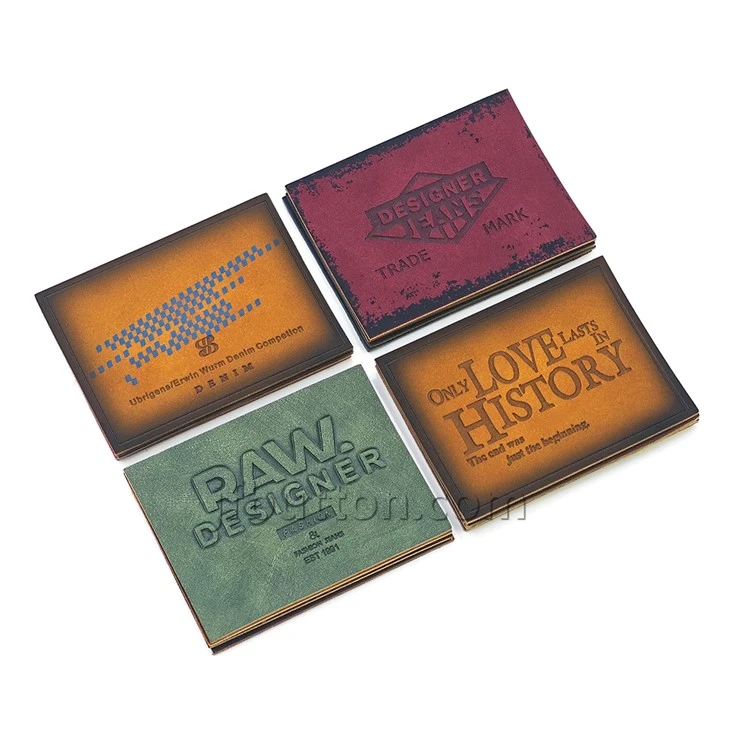 Faux Leather Garment Tags