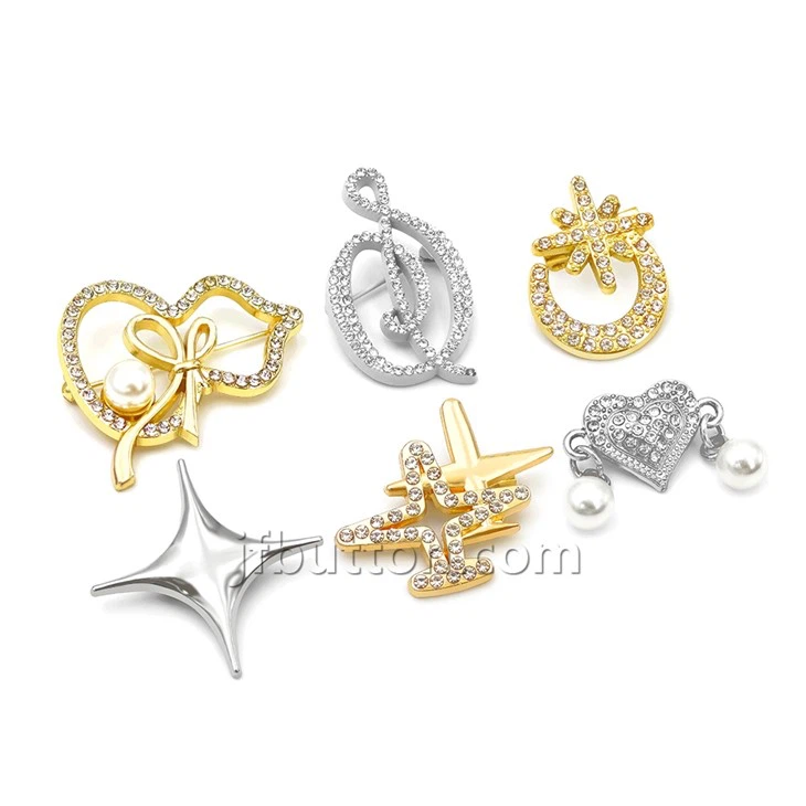 Gold Women's Suit Lapel Pin