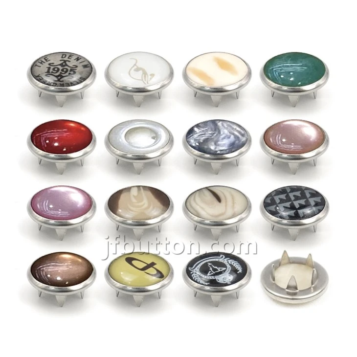 Metal Ring Snap Button