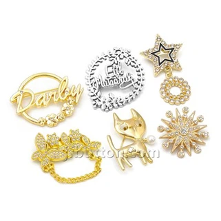 Pin Dan Kerongsang Barang Kemas Kostum