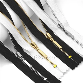Zippers logam hiasan