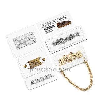 Label pakaian kulit palsu