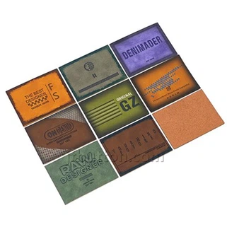 Tag pakaian kulit palsu