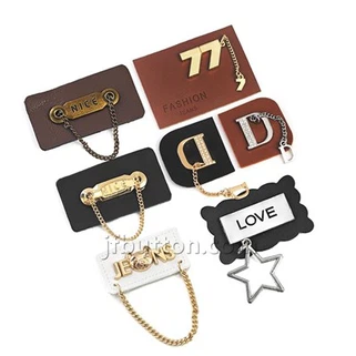 Tag kulit untuk barang buatan tangan