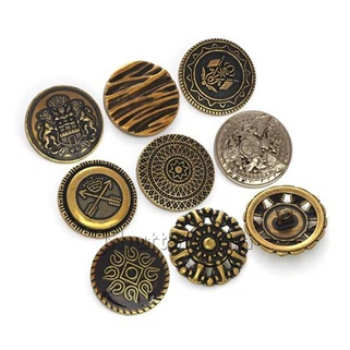 Lelaki Tentera Laut Double Breasted Blazer Butang Emas