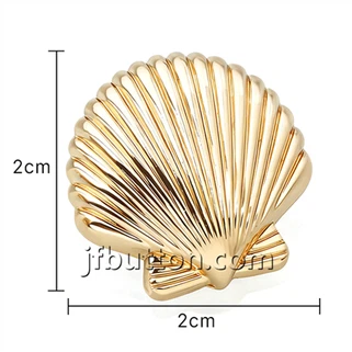 Butang shell palsu logam