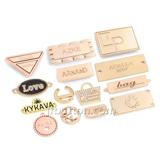 Plat Logo Logam Untuk Pakaian