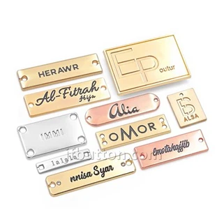 Plat Nama Logam Untuk Beg Tangan