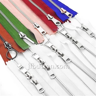 Buka zippper logam akhir untuk jaket