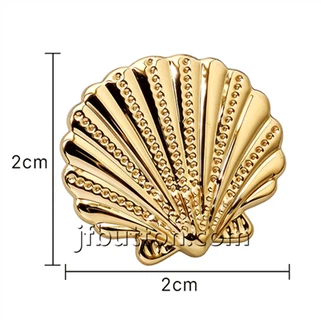 Butang shell dengan punggung shank