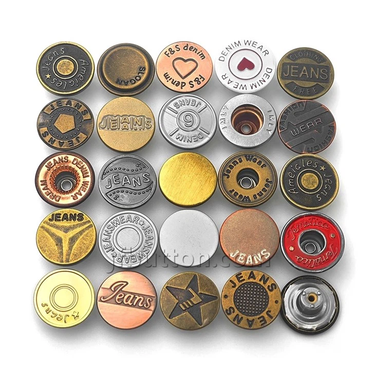 Vintage Denim Buttons