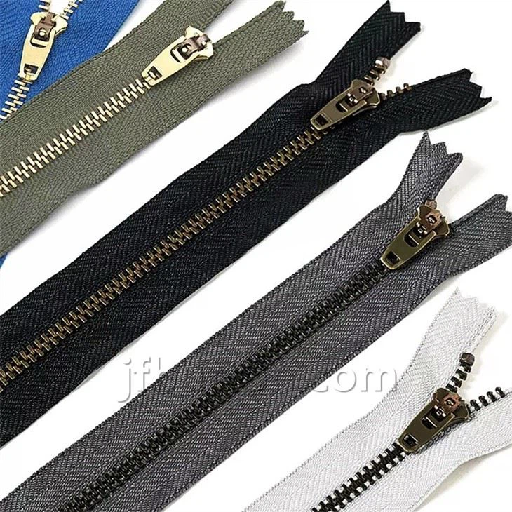 Vintage Metal Zipper