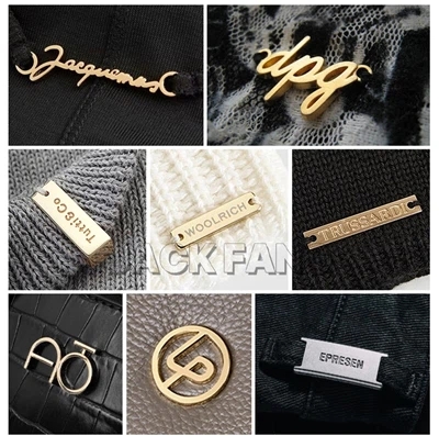 6 bahan teratas untuk label logam dalam pakaian, pakaian, rayuan