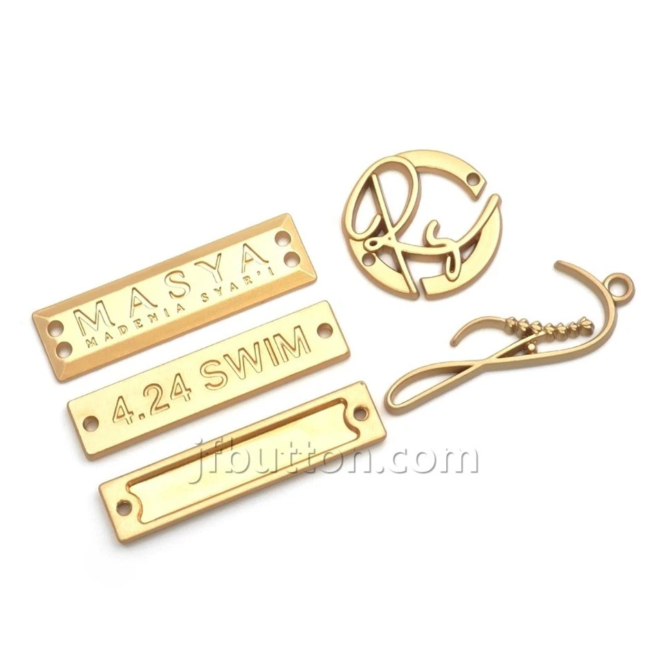 Metal Label Clothing Tags