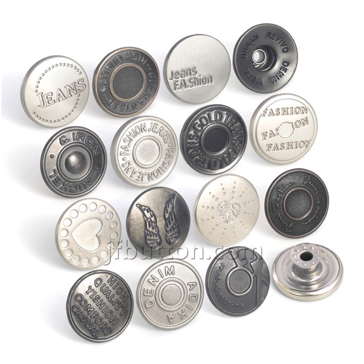 Copper Jeans Buttons