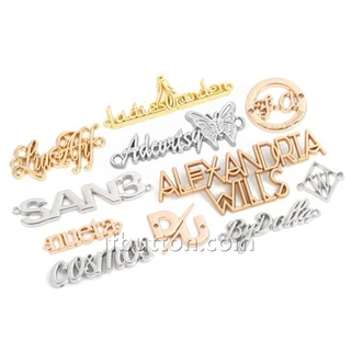 Label Beg Logam Buatan Tangan
