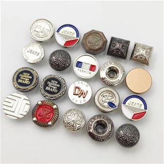 Butang logam untuk seluar