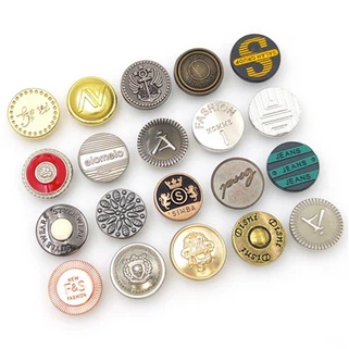 Butang taktik logam untuk seluar