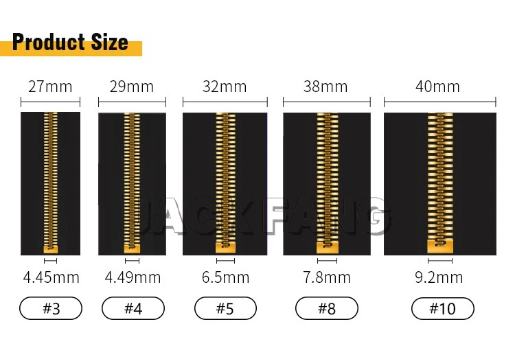 zipper size zipper size
