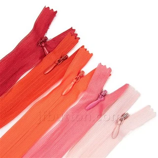 Zip Halimunan Merah